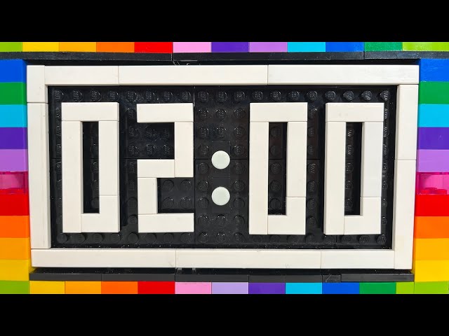 2 Minute Timer Countdown LEGO clock