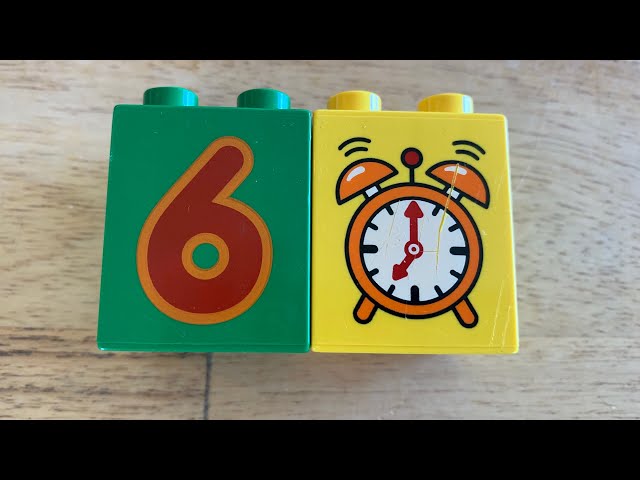 60 second countdown timer DUPLO number blocks – 1 minute